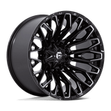 Fuel FC865 STRIKE Gloss Black Milled 22x12 -44 5X114.3/5x120 78.1