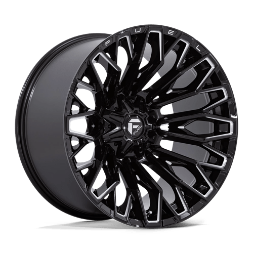 Fuel FC865 STRIKE Gloss Black Milled 22x12 -44 8X170 125.1