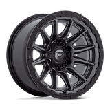 Fuel FC866 PISTON Matte Gunmetal W/ Gloss Black Lip 20x10 -18 6X135 87.1