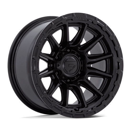 Fuel FC866 PISTON Blackout W/ Gloss Black Lip 20x10 -18 6X135 87.1