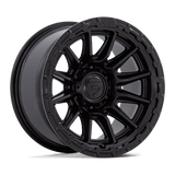 Fuel FC866 PISTON Blackout W/ Gloss Black Lip 20x10 -18 6X135 87.1