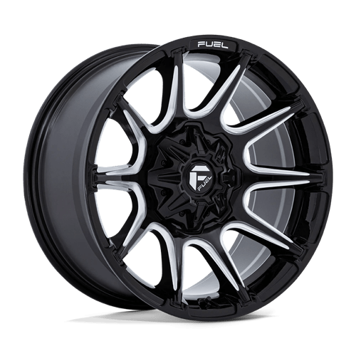 Fuel FC880 SUPER C Gloss Black Milled 22x10 +10 8X170 125.1