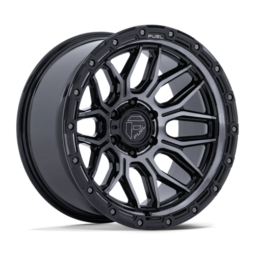 Fuel FC881 SURGE Gloss Black Machined W/ Gray Tint 20x9 +1 8X180 124.2