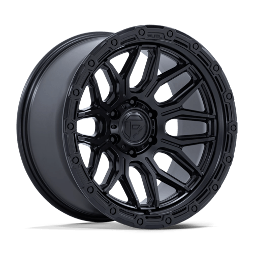 Fuel FC881 SURGE Matte Black W/ Gloss Black Lip 17x9 +20 6X135 87.1
