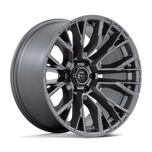 Fuel D848 REBAR Matte Gunmetal 17x9 -12 6X139.7 106.1