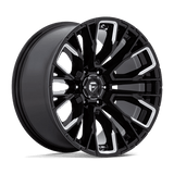 Fuel D849 REBAR Gloss Black Milled 17x9 +1 6X114.3 66.3