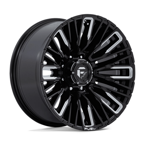 Fuel D849 REBAR Gloss Black Milled 20x10 -18 8X165.1 125.2