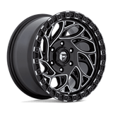 Fuel D840 RUNNER OR Gloss Black Milled 18x9 +1 6X114.3 66.3