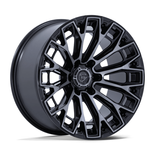 Fuel FC882 TRAX Gloss Black Machined Face Dark Tinted Clear 18x9 +1 6X139.7 106.1