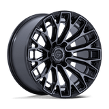 Fuel FC882 TRAX Gloss Black Machined Face Dark Tinted Clear 17x9 +20 6X139.7 106.1