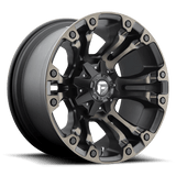 Fuel D569 VAPOR Matte Black Double Dark Tint 20x9 +19 6X135/6X139.7 106.1