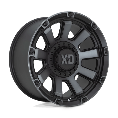 XD XD852 GAUNTLET Satin Black W/ Gray Tint 20x10 -18 6X135/6X139.7 106.1