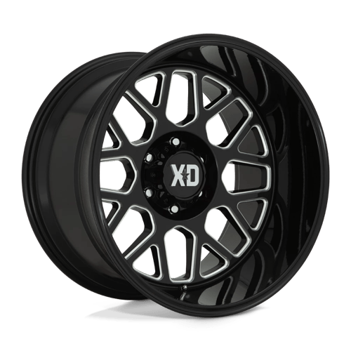 XD XD849 GRENADE II Gloss Black Milled 20x10 -18 6X135 87.1