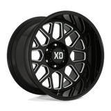 XD XD849 GRENADE II Gloss Black Milled 20x10 -18 6X139.7 106.25