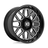 XD XD849 GRENADE II Gloss Black Milled 20x9 +0 8X165.1 125.5