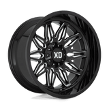 XD XD859 GUNNER Gloss Black Milled 22x12 -44 5X127/5X139.7 78.1