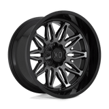 XD XD859 GUNNER Gloss Black Machined W/ Gray Tint 22x12 -44 5X127/5X139.7 78.1