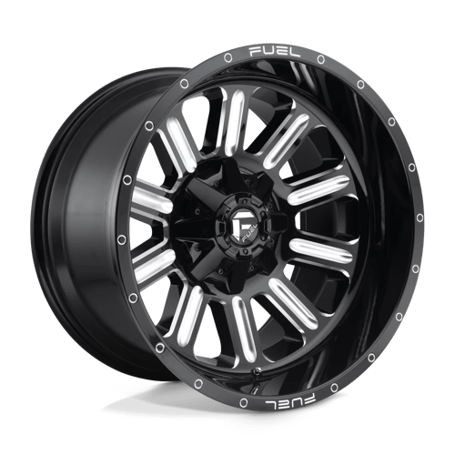 Fuel D620 HARDLINE Gloss Black Milled 20x10 -18 5X139.7/5X150 110.1