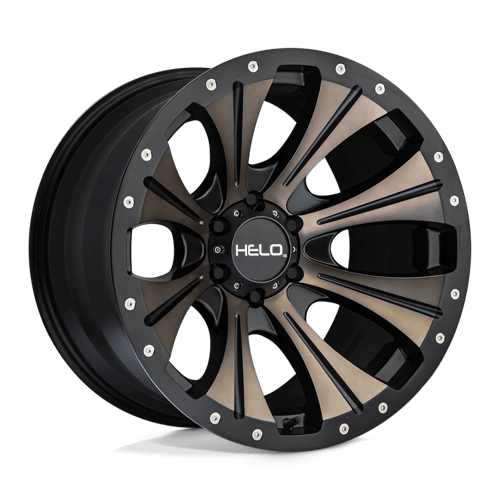 Helo HE901 Satin Black Machined W/ Dark Tint 17x9 -12 6X139.7 106.25