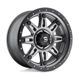 Fuel D568 HOSTAGE III Matte Gun Metal Black Bead Ring 17x9 +20 6X139.7 108