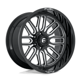 Fuel D662 IGNITE Gloss Black Milled 22x12 -43 6X139.7 106.1