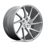 Niche M162 INVERT Gloss Silver Machined 20x10.5 +45 5X114.3 72.56