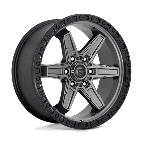 Fuel D698 KICKER Matte Gun Metal Black Bead Ring 20x9 +20 6X114.3 66.06