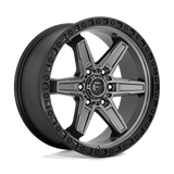 Fuel D698 KICKER Matte Gun Metal Black Bead Ring 20x9 +20 6X139.7 106.1