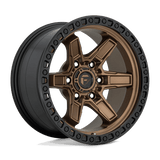 Fuel D699 KICKER Matte Bronze Black Bead Ring 17x9 -12 6X139.7 106.1
