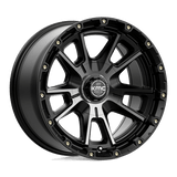 KMC KM100 SYNC Satin Black W/ Gray Tint 17x9 +18 5X127/5X139.7 78.1