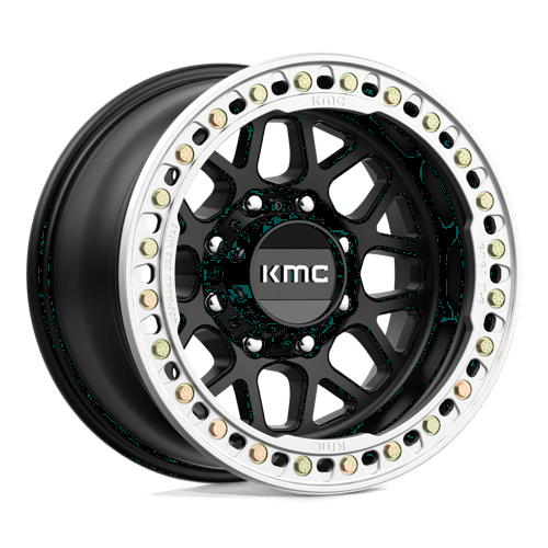 KMC KM235 GRENADE CRAWL BEADLOCK Satin Black 17x9 -38 8X165.1 125.5
