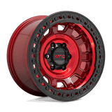 KMC KM236 TANK BEADLOCK Candy Red 17x9 -15 6X139.7 108