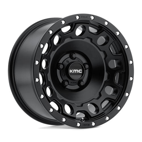 KMC KM529 HOLESHOT Satin Black 17x9 -12 6X139.7 106.25