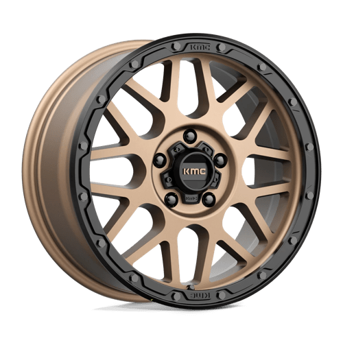 KMC KM535 GRENADE OFF-ROAD Matte Bronze W/ Matte Black Lip 18x8.5 +35 5X127 71.5