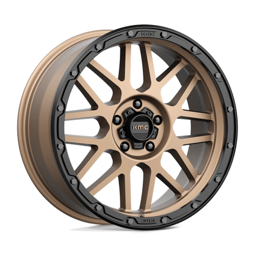 KMC KM535 GRENADE OFF-ROAD Matte Bronze W/ Matte Black Lip 20x9 +18 5X150 110.5