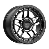 KMC KM540 RECON Satin Black Machined 18x8.5 +18 6X139.7 106.25