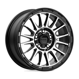 KMC KM542 IMPACT Satin Black Machined 16x8 +0 5X150 110.5