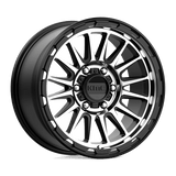 KMC KM542 IMPACT Satin Black Machined 18x9 +18 6X114.3 66.1