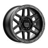KMC KM544 MESA Satin Black W/ Gloss Black Lip 17x8.5 +0 6X114.3 66.1