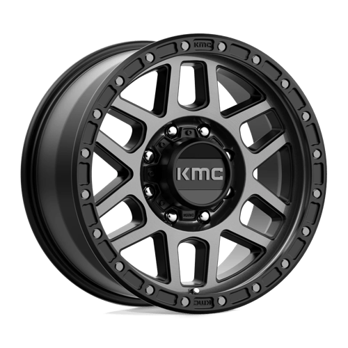 KMC KM544 MESA Satin Black W/ Gray Tint 17x9 +18 8X170 125.5
