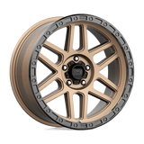 KMC KM544 MESA Matte Bronze W/ Black Lip 20x9 +25 5X150 110.5