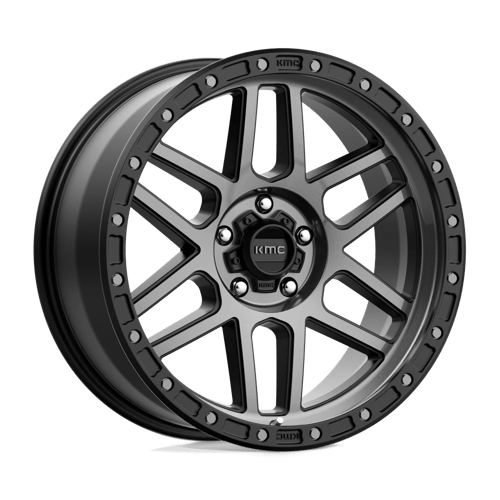 KMC KM544 MESA Satin Black W/ Gray Tint 17x9 -12 5X127 71.5