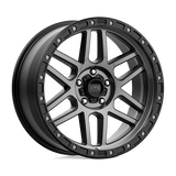 KMC KM544 MESA Satin Black W/ Gray Tint 17x9 -12 5X127 71.5