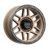 KMC KM544 MESA Matte Bronze W/ Black Lip 17x9 -12 8X165.1 125.5