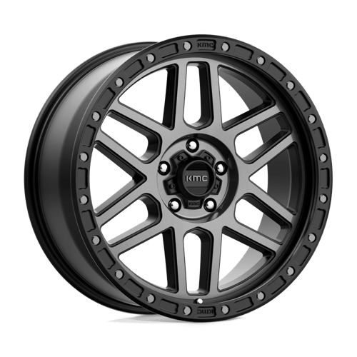KMC KM544 MESA Satin Black W/ Gray Tint 17x9 +18 5X127 71.5