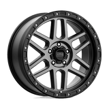 KMC KM544 MESA Satin Black W/ Gray Tint 17x9 +18 5X127 71.5