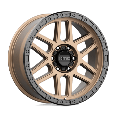 KMC KM544 MESA Matte Bronze W/ Black Lip 17x9 -12 6X139.7 106.25