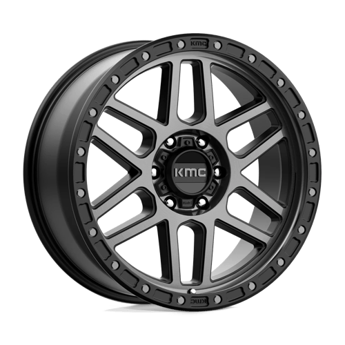 KMC KM544 MESA Satin Black W/ Gray Tint 17x9 -12 6X139.7 106.25