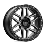 KMC KM544 MESA Satin Black W/ Gray Tint 17x9 -12 6X139.7 106.25