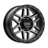 KMC KM544 MESA Satin Black W/ Gray Tint 20x9 +0 8X180 124.2